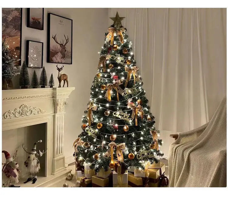 Árvore de Natal Nórdica com Luz – Kit Completo de Decoração Festiva