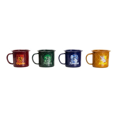 Kit Com 4 Canecas Hp Casas de Hogwarts