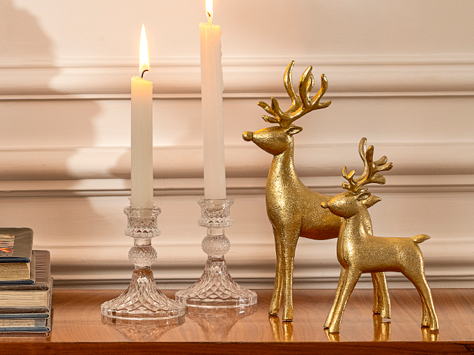 Adorno Home Style Rena Joy Golden Rudolf 24 cm