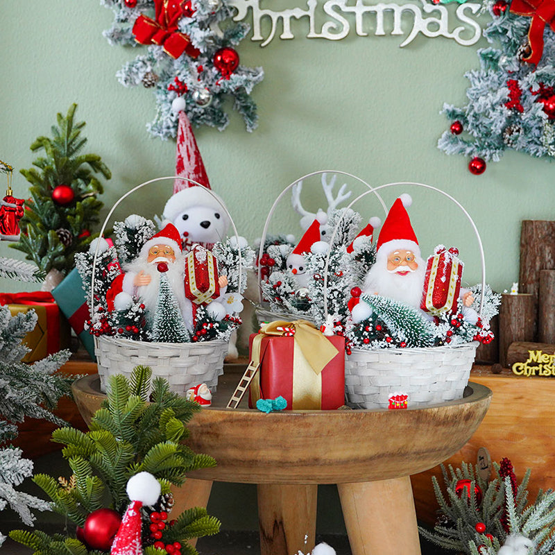 🎅 Decoração de Natal - Boneco Papai Noel Boneco de Neve | Modelo SD0379