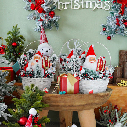 🎅 Decoração de Natal - Boneco Papai Noel Boneco de Neve | Modelo SD0379