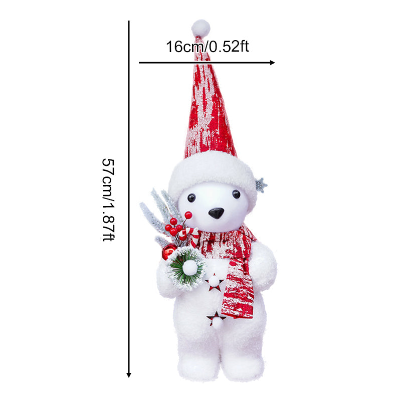 🦌 Decoração de Natal - Bonecos de Rena e Urso