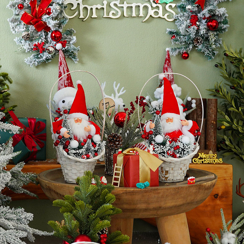 🎅 Decoração de Natal - Boneco Papai Noel Boneco de Neve | Modelo SD0379