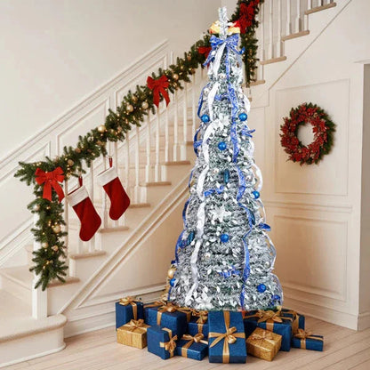 Árvore Retrátil com LED e Brinde Exclusivo