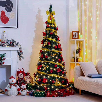 Árvore Retrátil com LED e Brinde Exclusivo