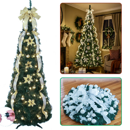 Árvore Retrátil com LED e Brinde Exclusivo