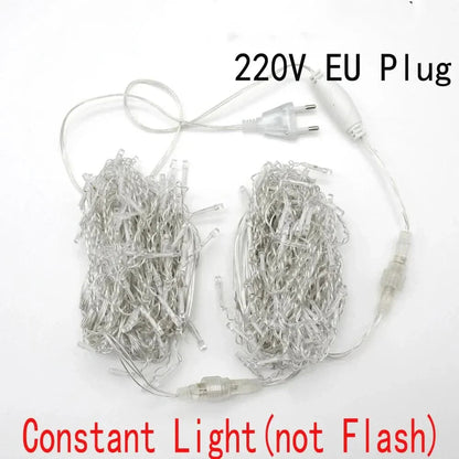 Cortina de Luzes LED Natalinas – Encanto e Magia para sua Casa