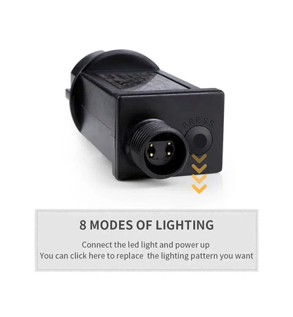 Luzes de Natal LED Impermeáveis - Encanto e Magia