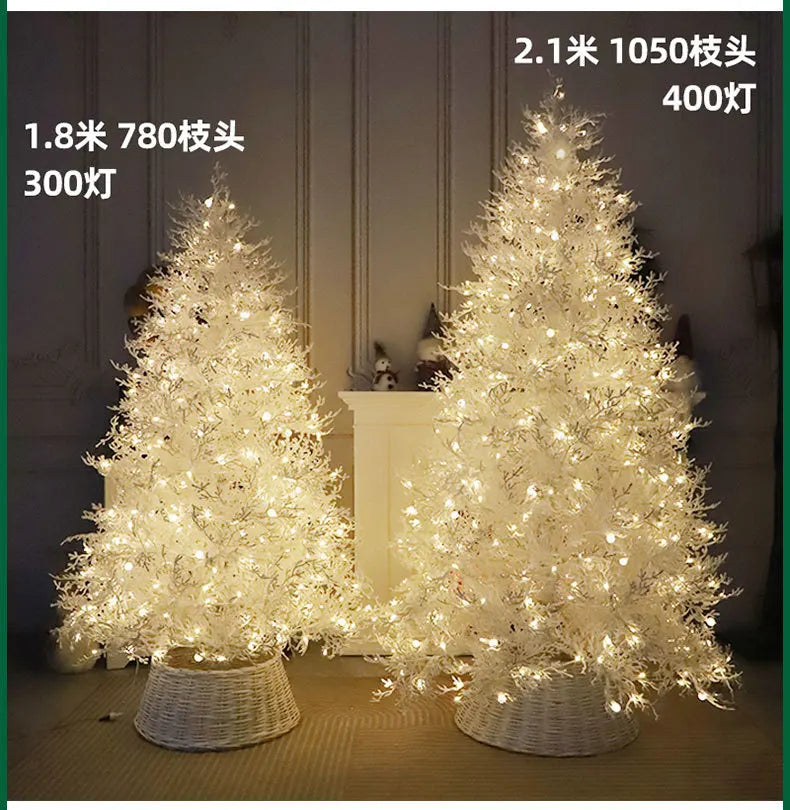 Puro pe reunido árvore de natal luzes de ramo morto artificial árvore de natal interior shoppings festival suprimentos kerstboom xysds