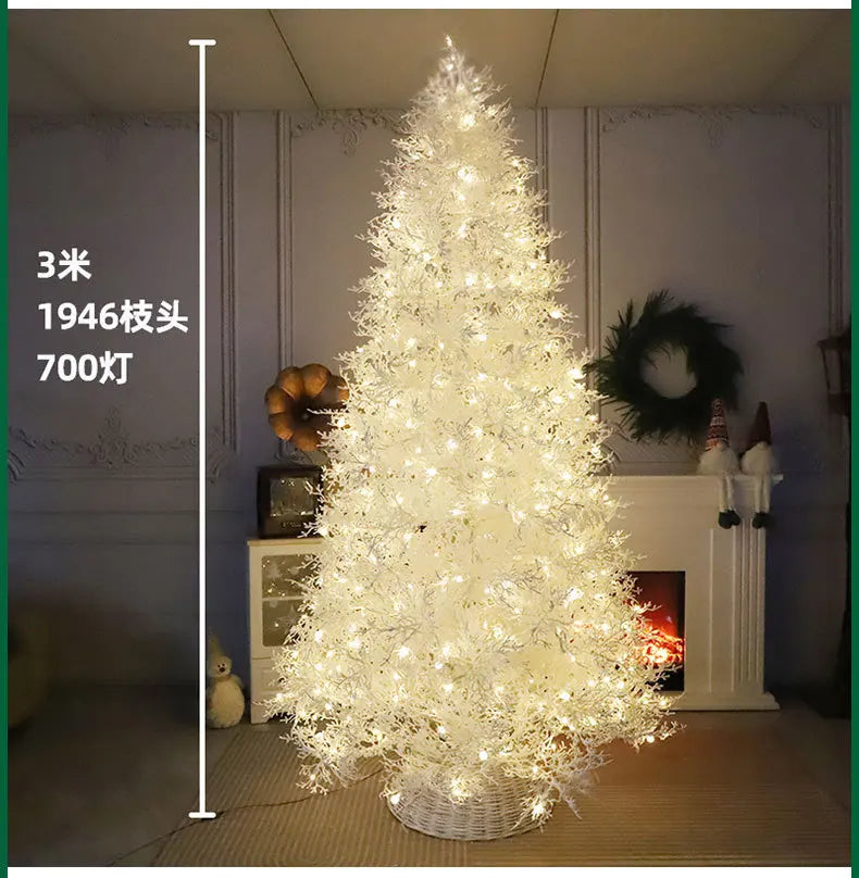 Puro pe reunido árvore de natal luzes de ramo morto artificial árvore de natal interior shoppings festival suprimentos kerstboom xysds