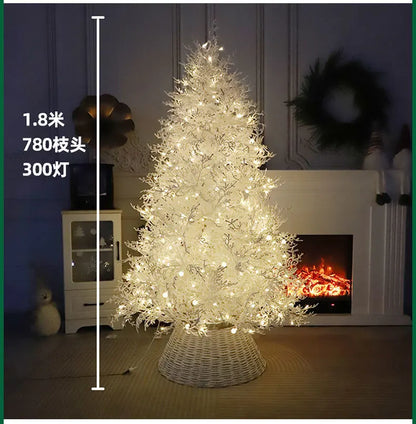 Puro pe reunido árvore de natal luzes de ramo morto artificial árvore de natal interior shoppings festival suprimentos kerstboom xysds