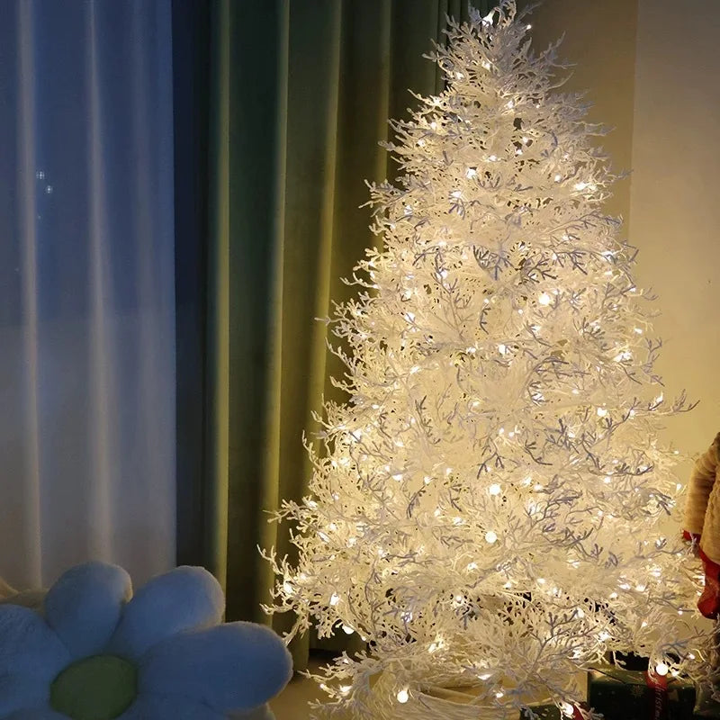 Puro pe reunido árvore de natal luzes de ramo morto artificial árvore de natal interior shoppings festival suprimentos kerstboom xysds