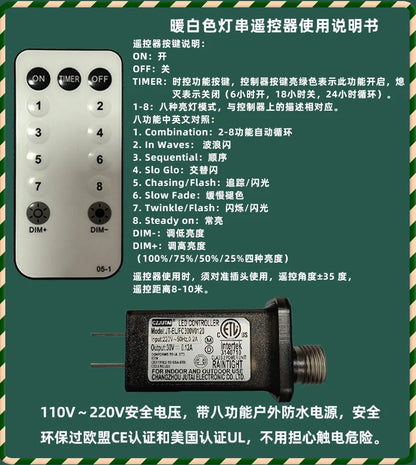 Puro pe reunido árvore de natal luzes de ramo morto artificial árvore de natal interior shoppings festival suprimentos kerstboom xysds