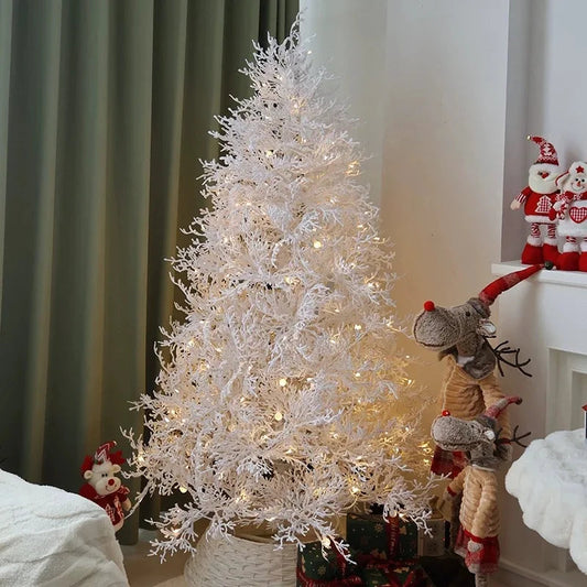 Puro pe reunido árvore de natal luzes de ramo morto artificial árvore de natal interior shoppings festival suprimentos kerstboom xysds