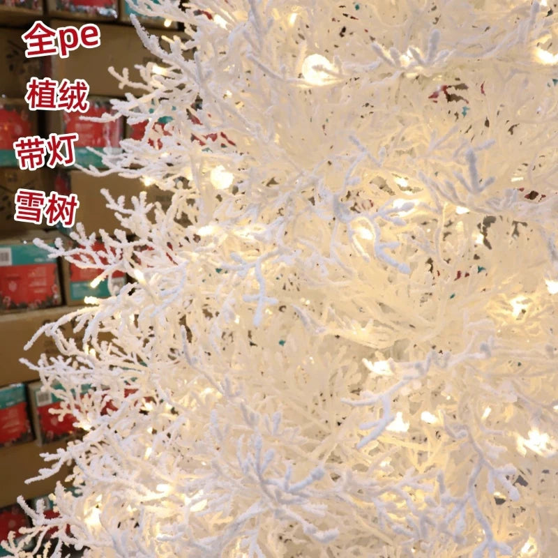 Puro pe reunido árvore de natal luzes de ramo morto artificial árvore de natal interior shoppings festival suprimentos kerstboom xysds