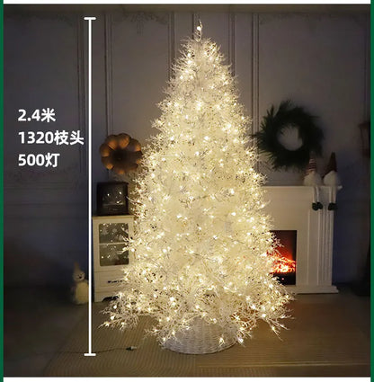 Puro pe reunido árvore de natal luzes de ramo morto artificial árvore de natal interior shoppings festival suprimentos kerstboom xysds