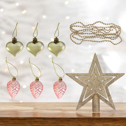 Kit 38 Peças Conjunto de Enfeites Decorativo