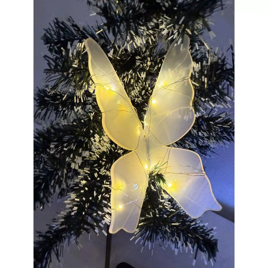 Borboleta Acrílico Com Fio De Led Enfeite 17cm e 35cm Personalizada PROMOÇÃO