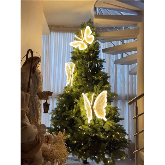 Borboleta Led Com Movimento Com Haste Para Área Externa - Unitária