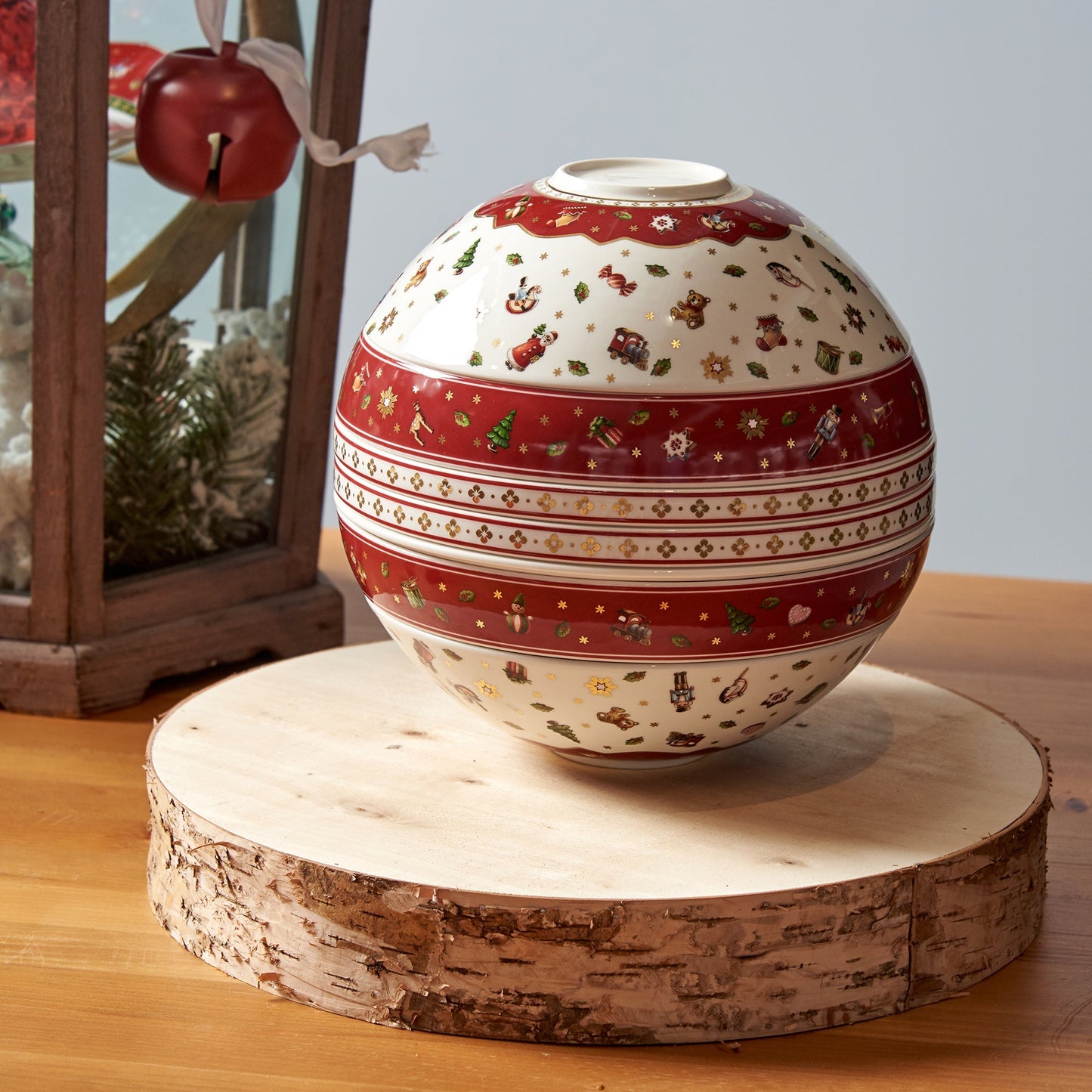 Jogo de Pratos em Porcelana 7 Peças (Edição Natal Limitada) La Boule