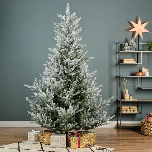 Árvore de Natal Nevada Sem Led