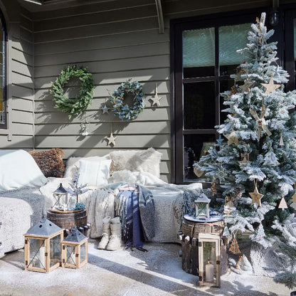 Árvore de Natal Nevada 1,80m de Altura - 1.326 Galhos - Micro LED